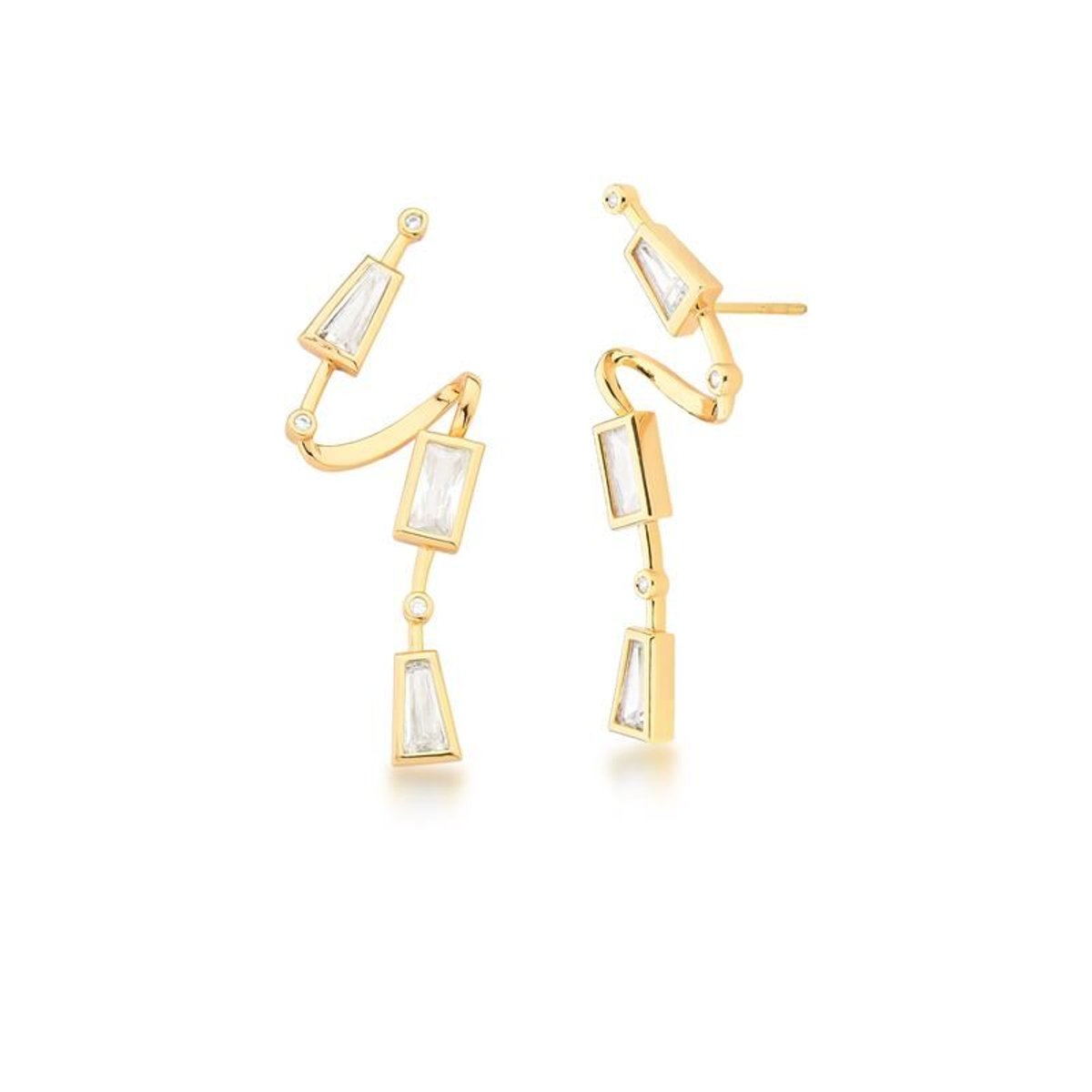 Aro Ear Cuff con Cristales  - 2