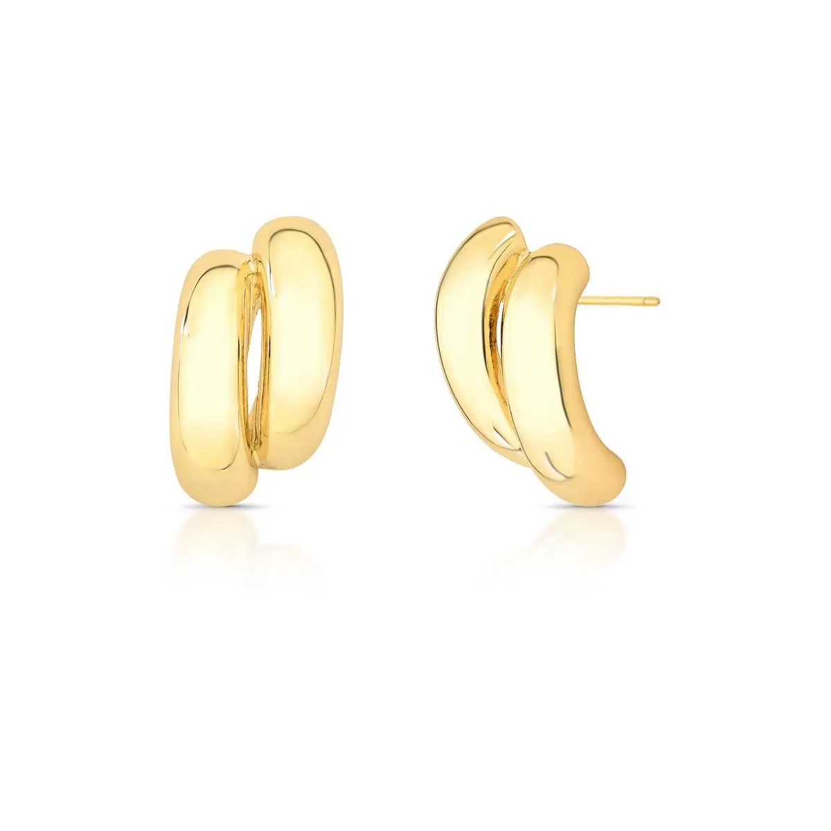 Aro Dorado Liso curvo