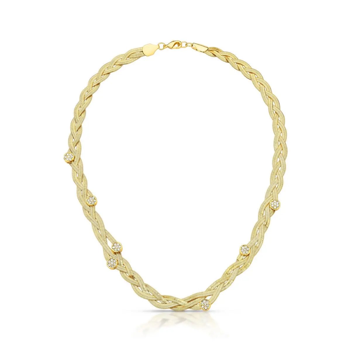 Collar Tranzado con zirconeas - 2