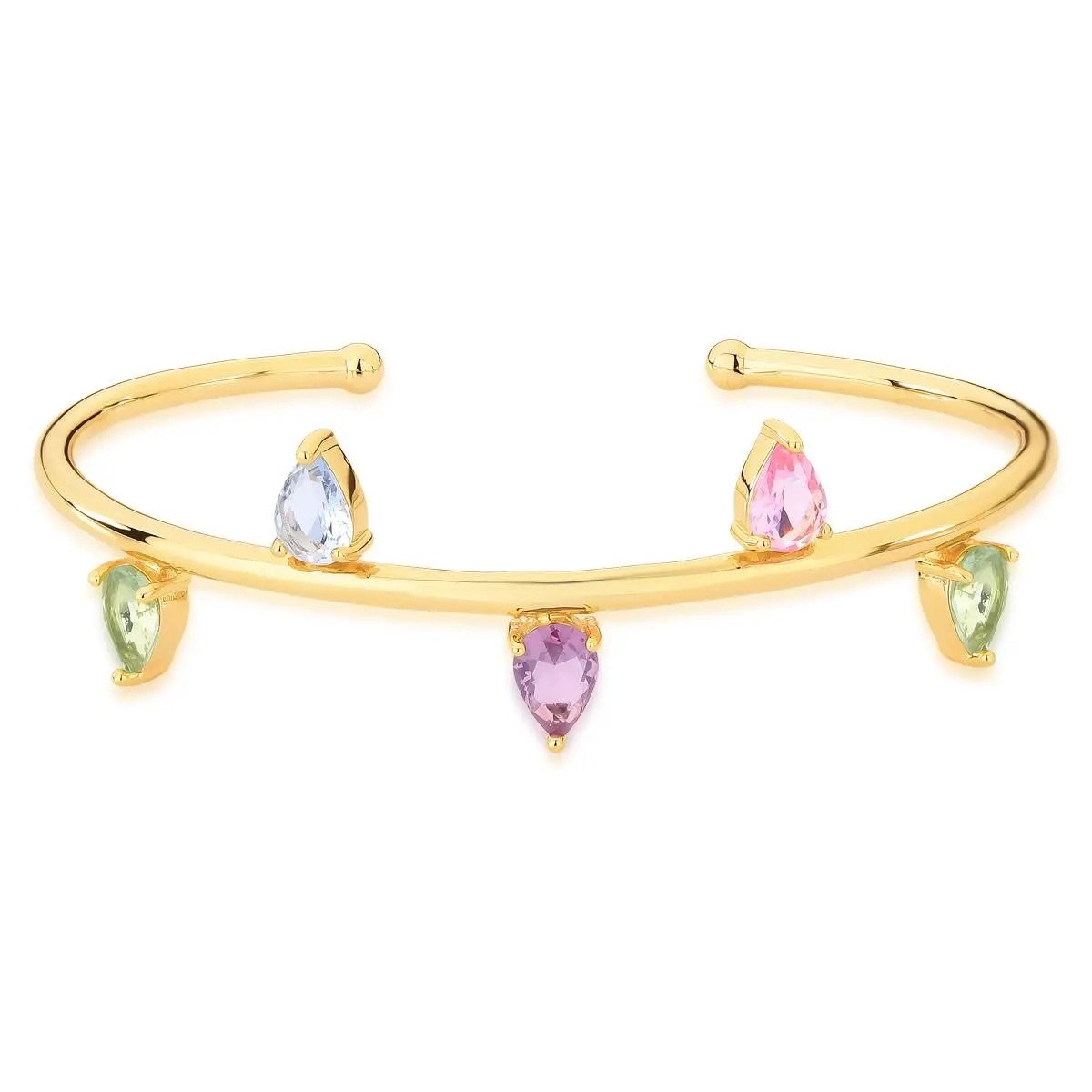 Brazalete con cristales en gota. - 2