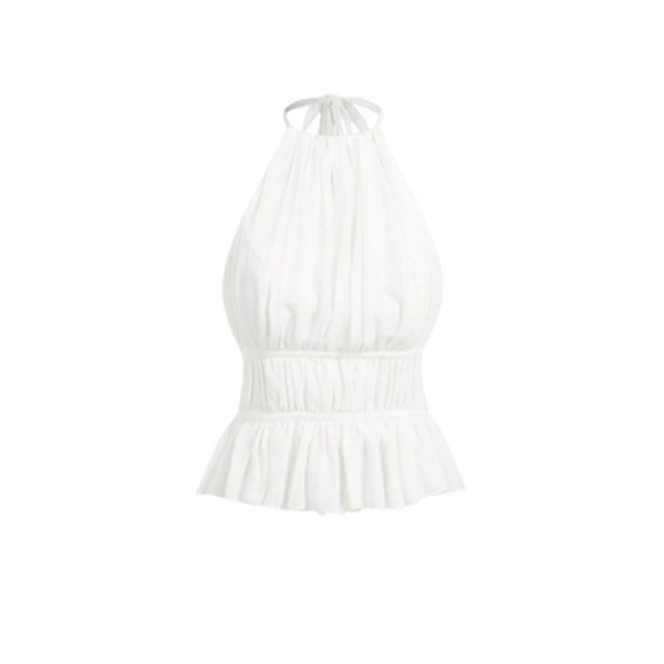 Top Halter con espalda descubierta