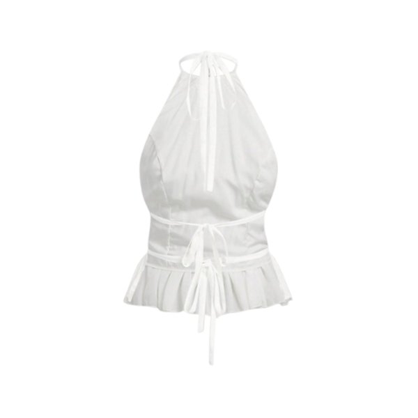 Top Halter con espalda descubierta