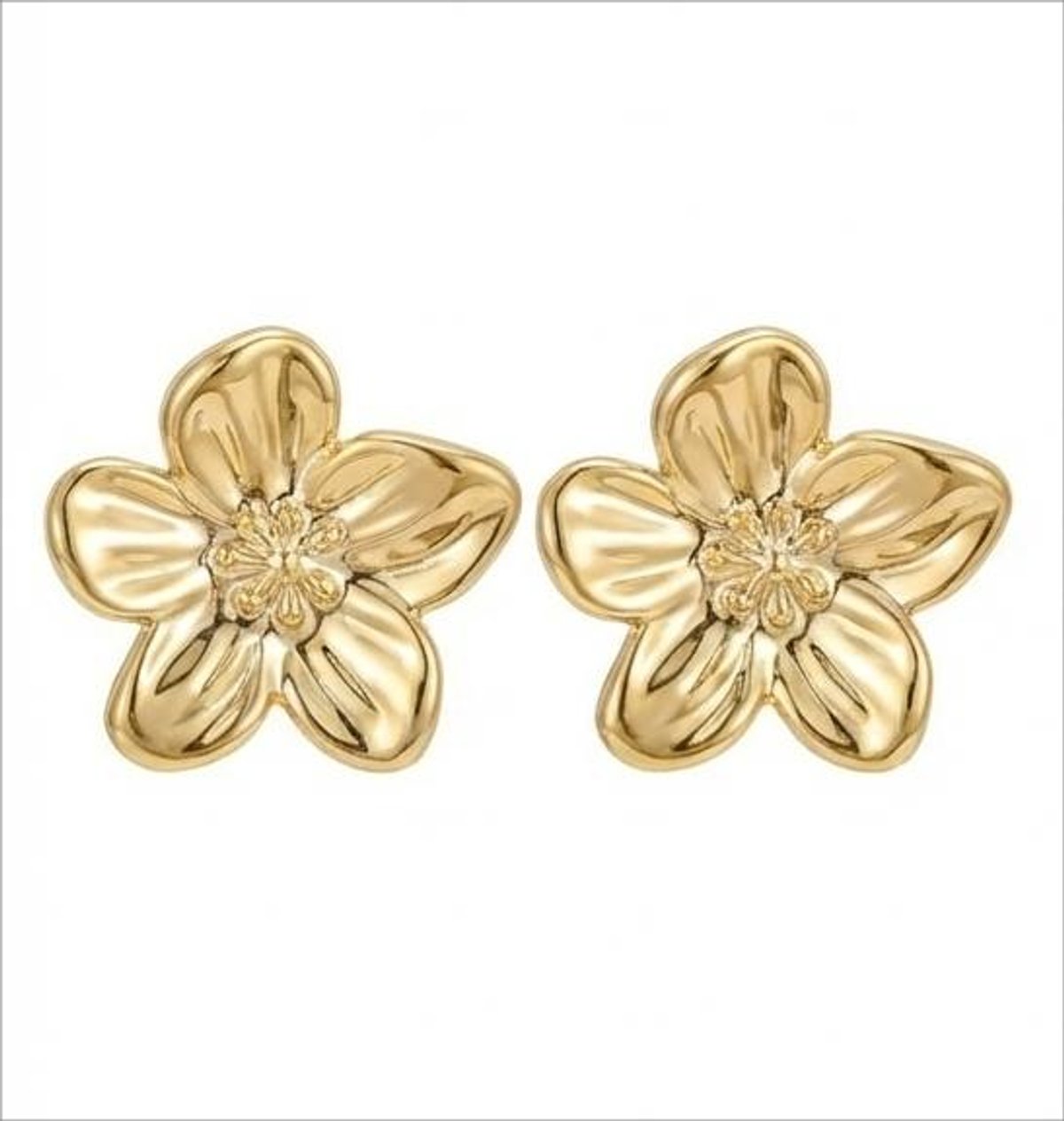 Aretes con forma de flor