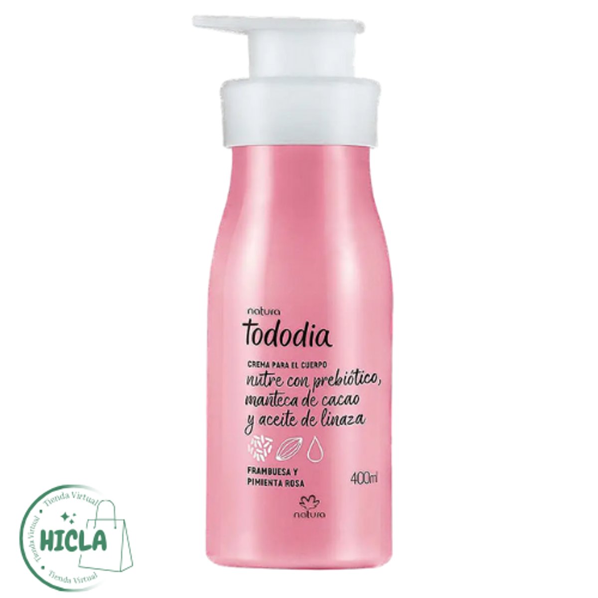 Frambuesa y Pimienta Rosa, 400ml