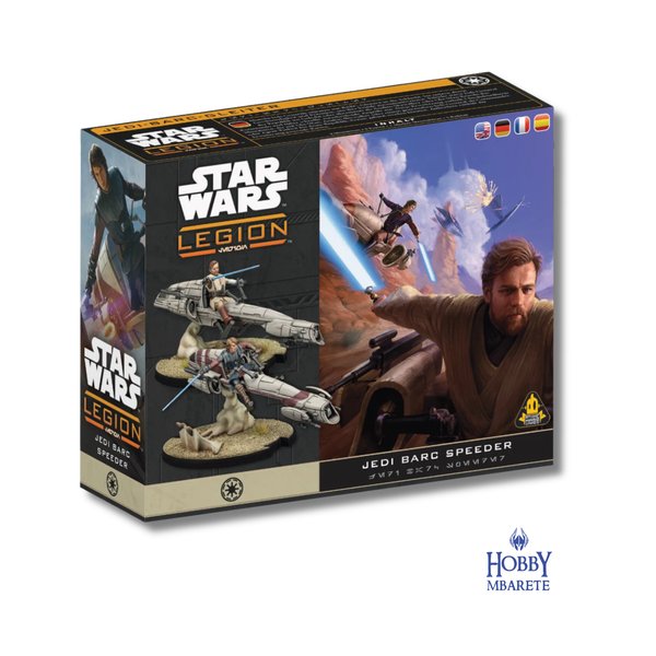 Star Wars: Legion - Jedi General on BARC Speeder