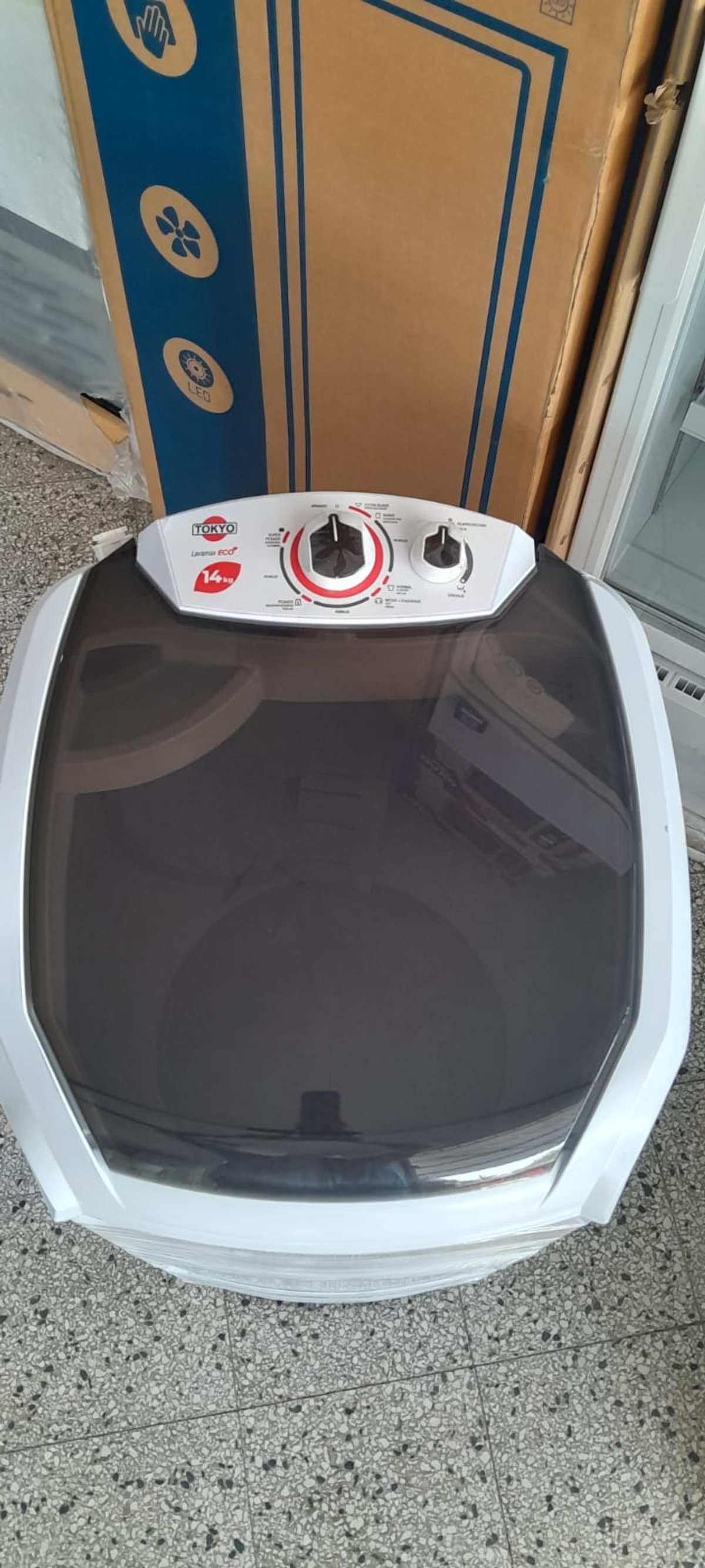 Lavarropa Semiautomática de 14 kilos.