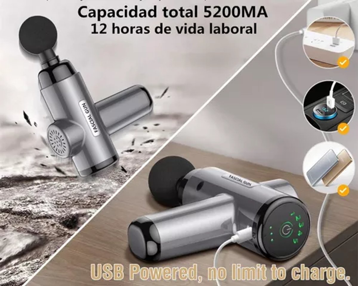 Mini pistola de masaje  - 2