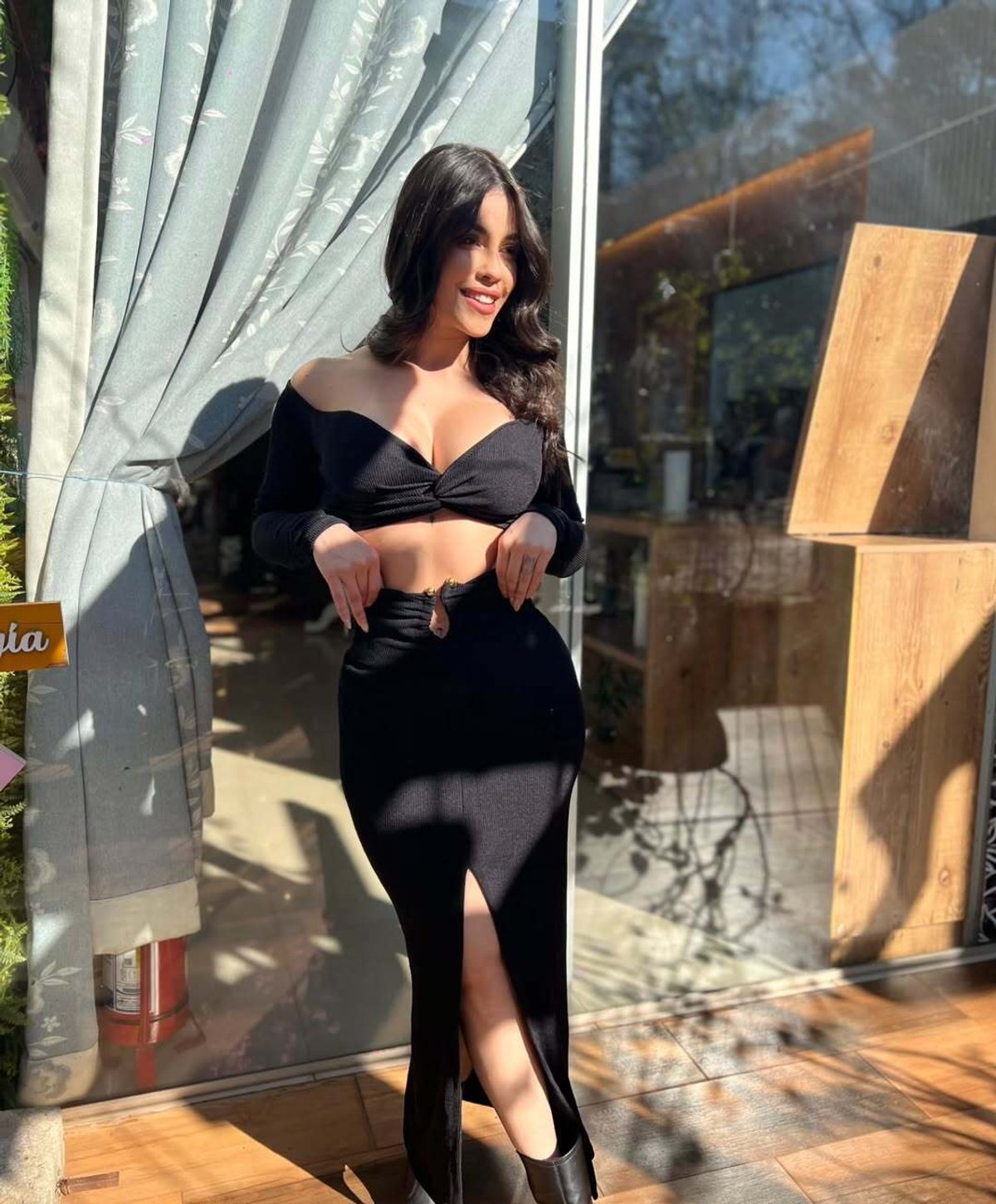 🖤 CONJUNTO NEGRO SEXY DE DOS PIEZAS