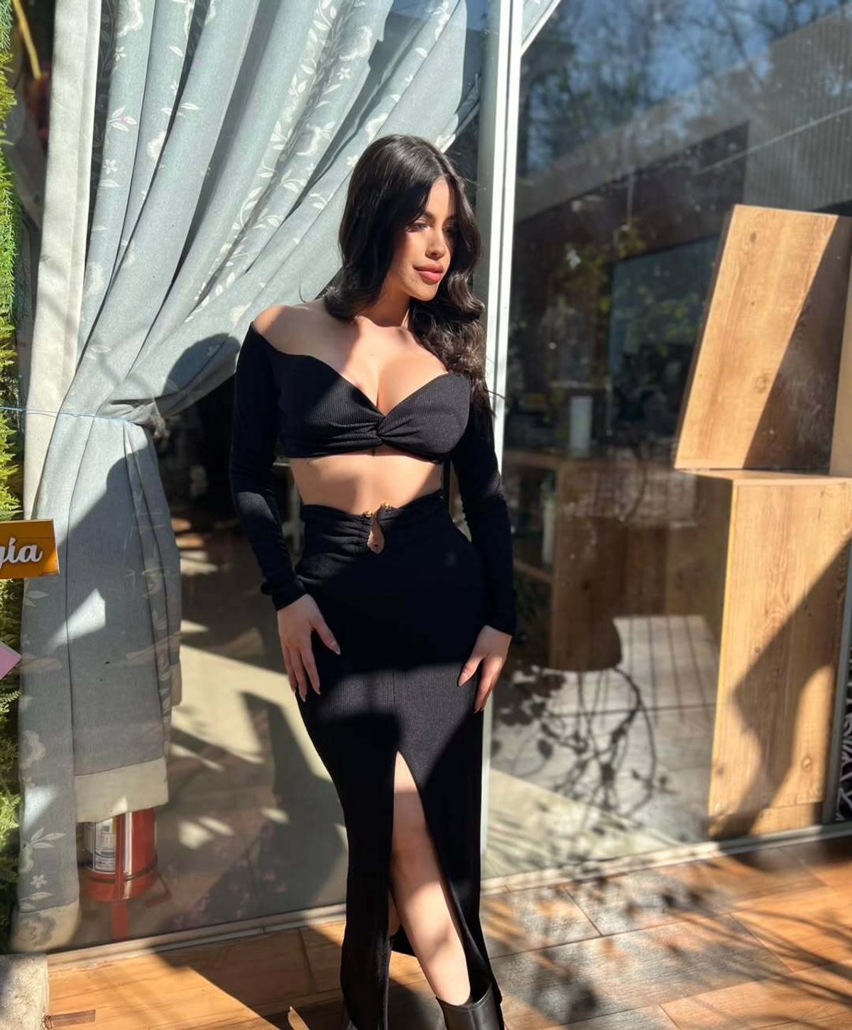 🖤 CONJUNTO NEGRO SEXY DE DOS PIEZAS