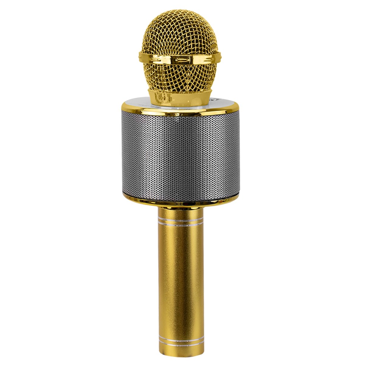 🎤 MICRÓFONO KARAOKE INALÁMBRICO DORADO – TUCANO