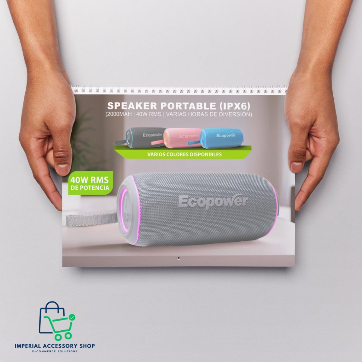 Speaker Ecopower EP-S107 / USB / SD / FM / BLT