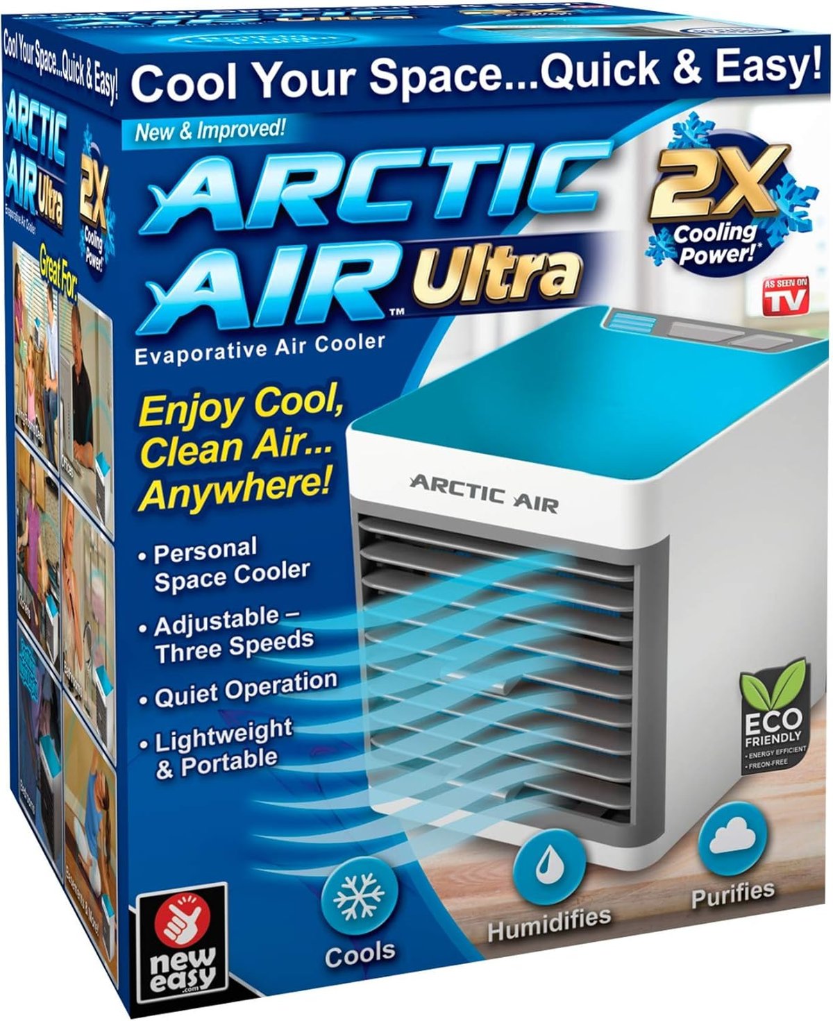Mini Aire Acondicionado Portatil Arctic Air