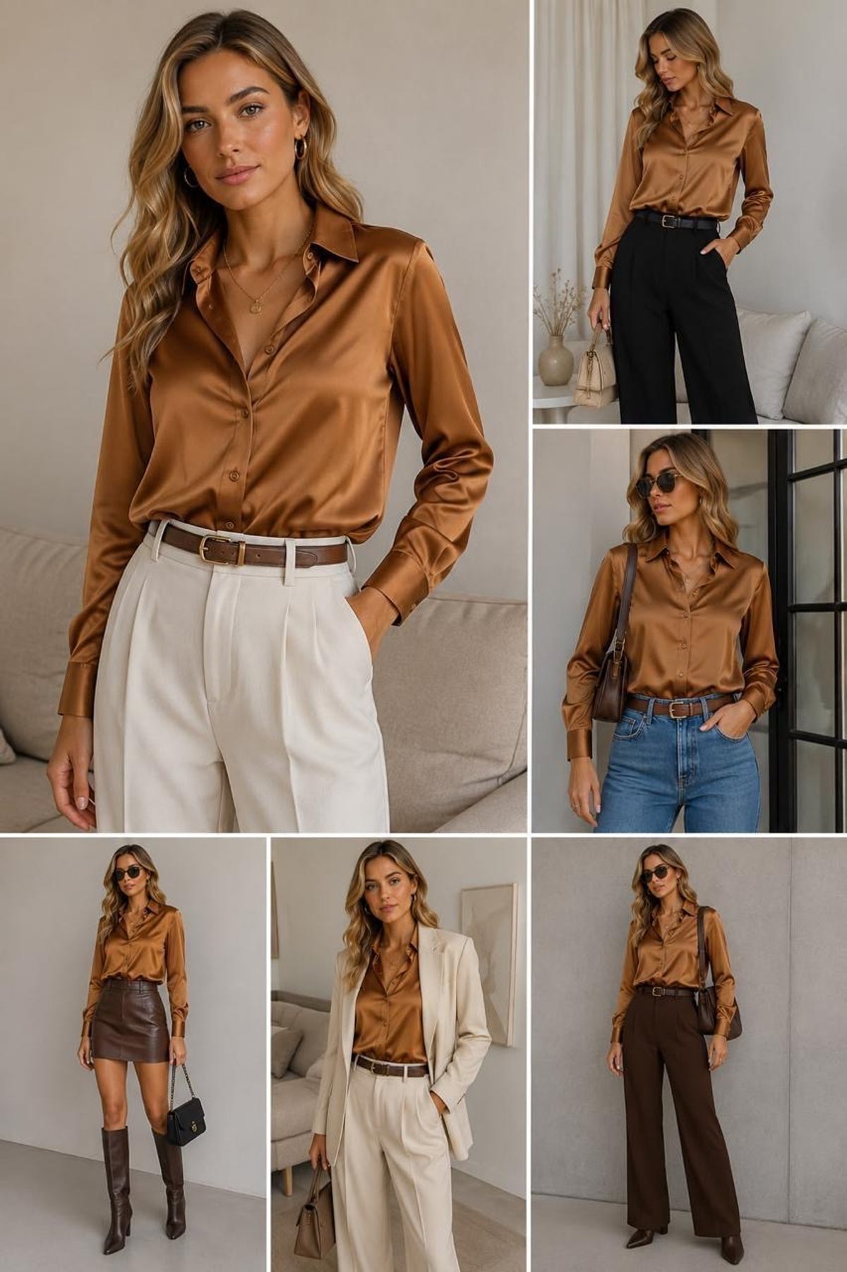 Camisa de Satin  - 7