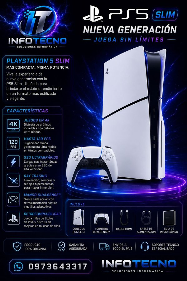 Playstation 5 Slim con lector