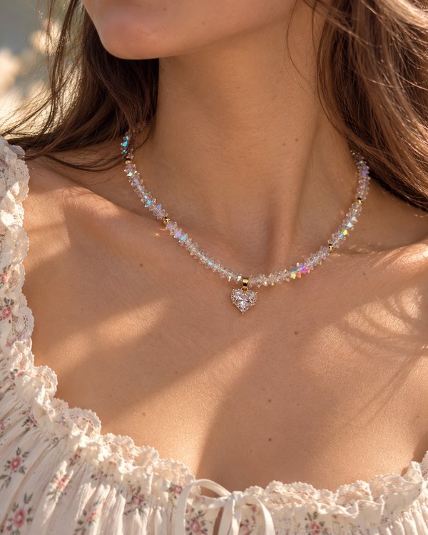 Choker cristal blanco 