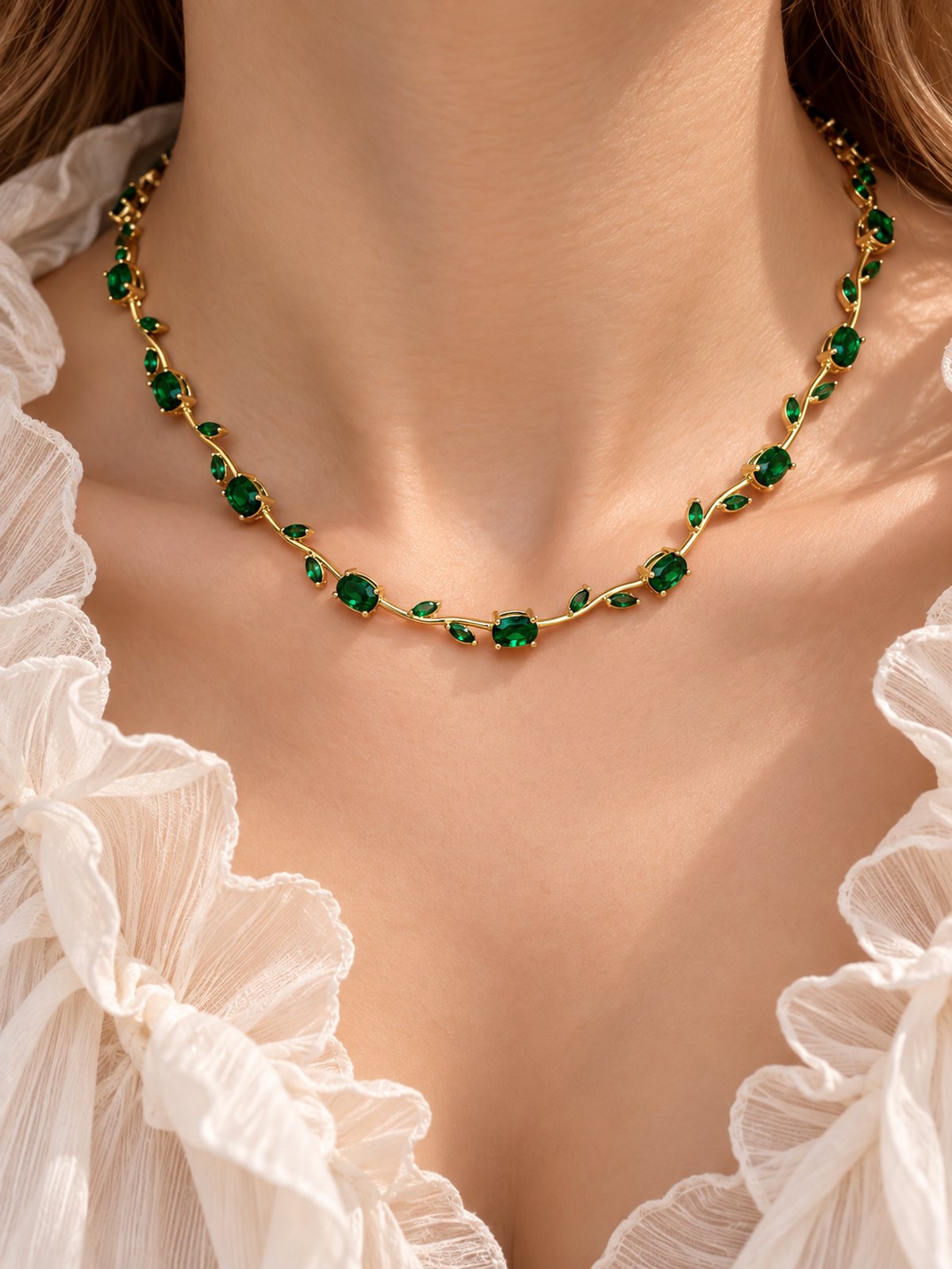 Set tulipán verde esmeralda  - 2
