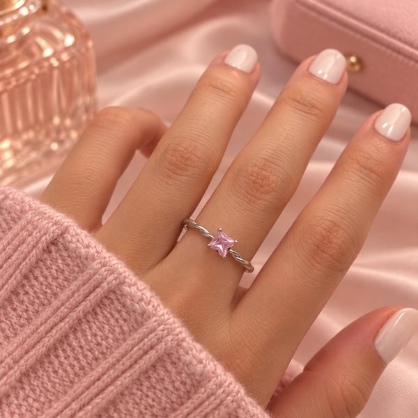 Anillo corte princesa 
