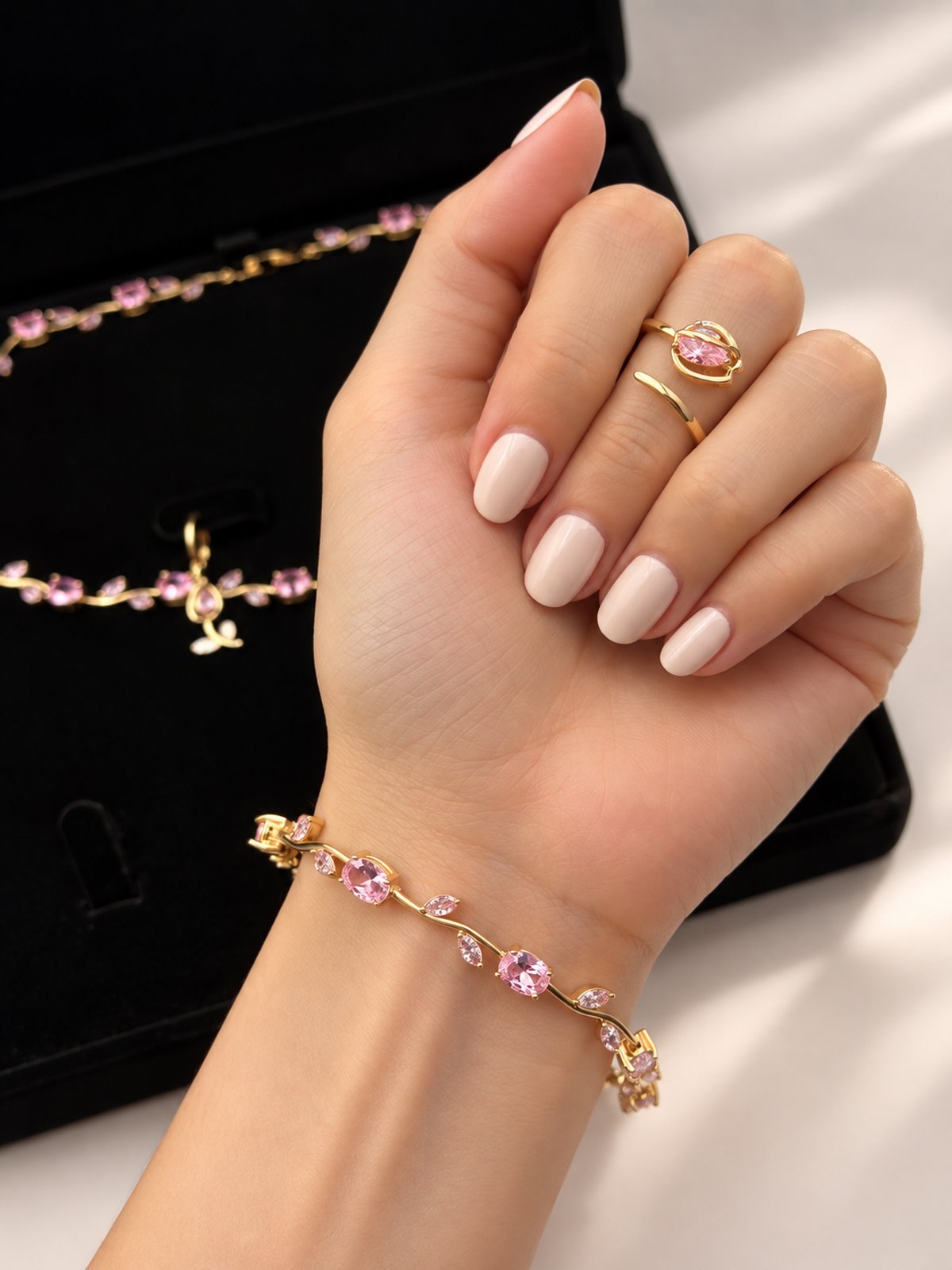 Set tulipán rosa - 5