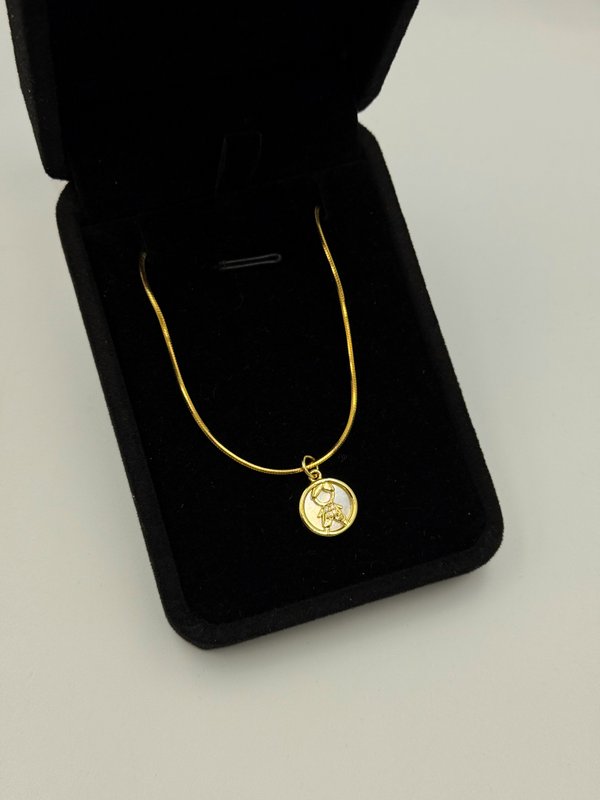 Collar medalla niño 