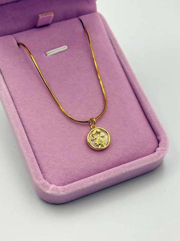 Collar medalla niña 