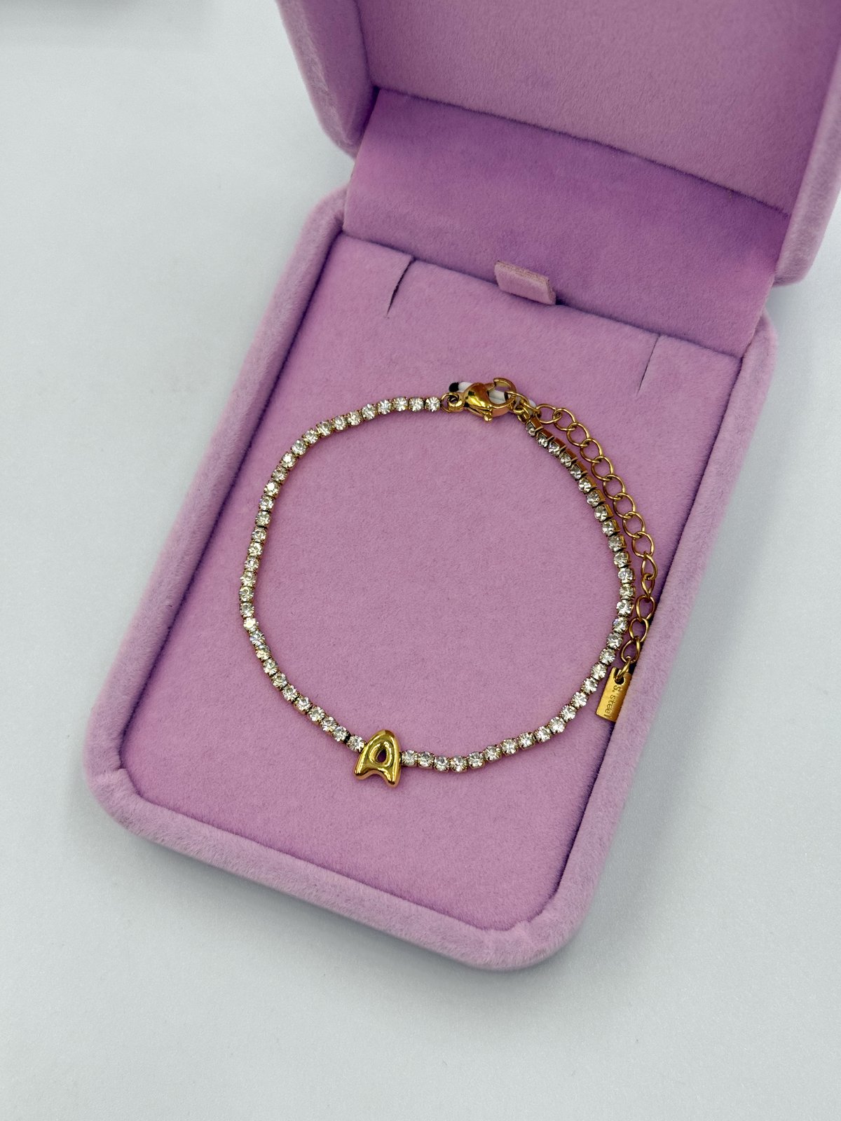 Pulsera tenis inicial - 4