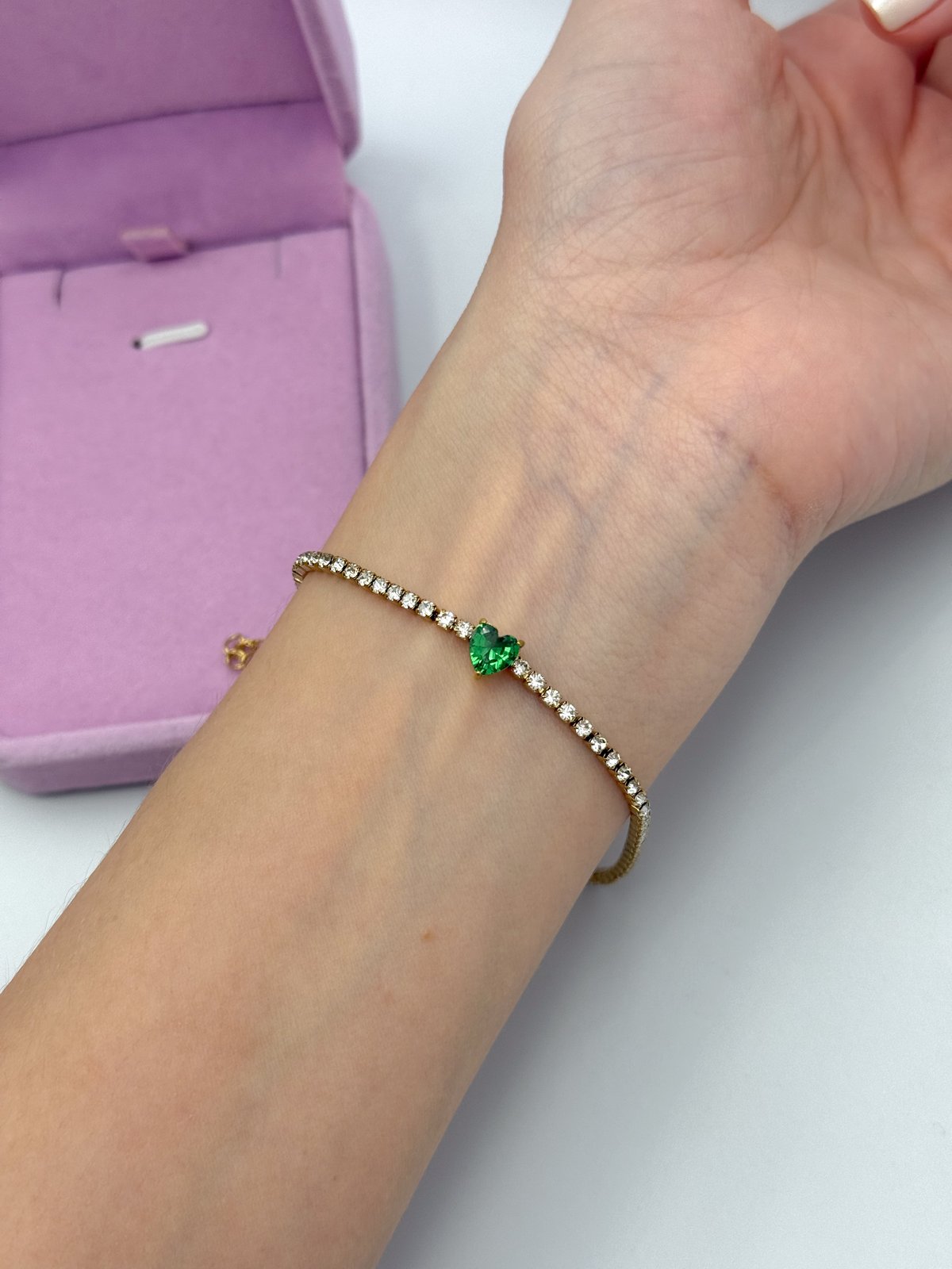 Pulsera tenis corazón  - 3