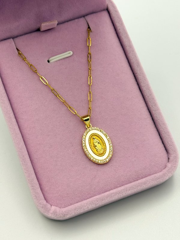 Collar medalla Virgencita 