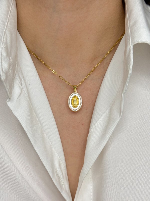 Collar medalla Virgencita 