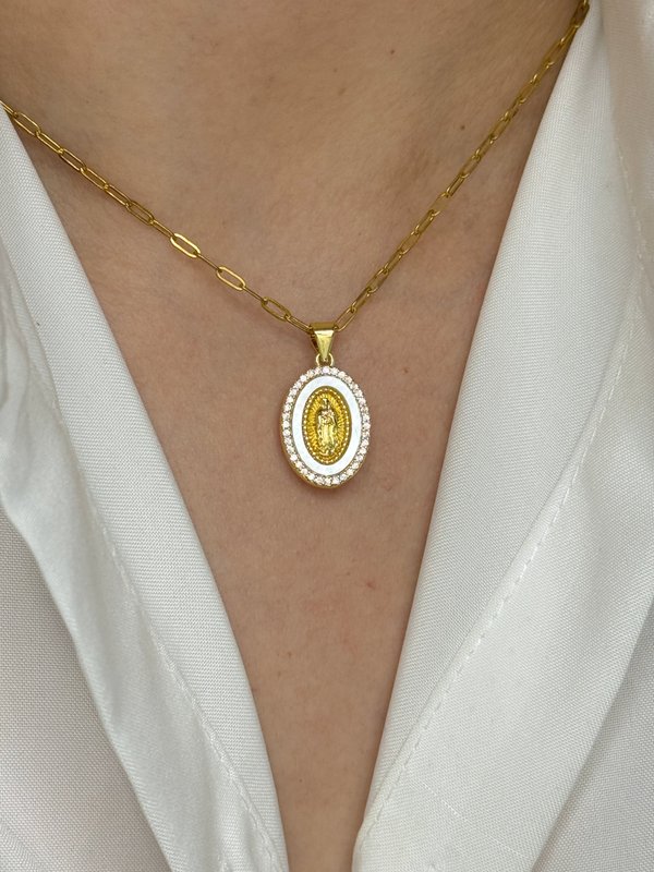 Collar medalla Virgencita 