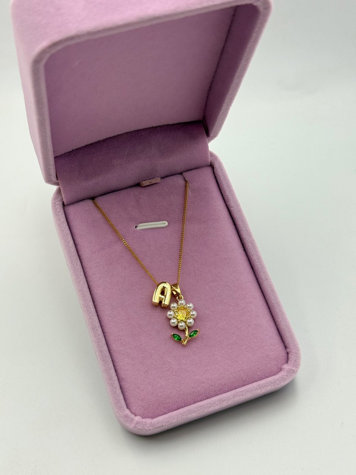Collar girasol inicial  - 3