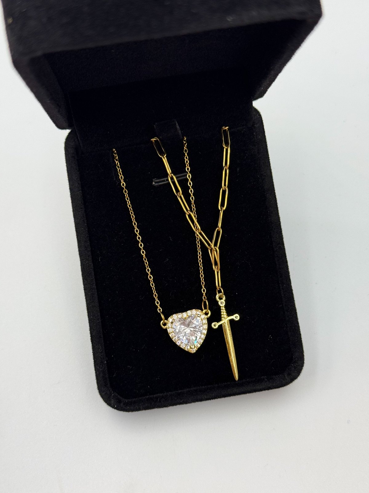 Set corazón y espada blanco - 2