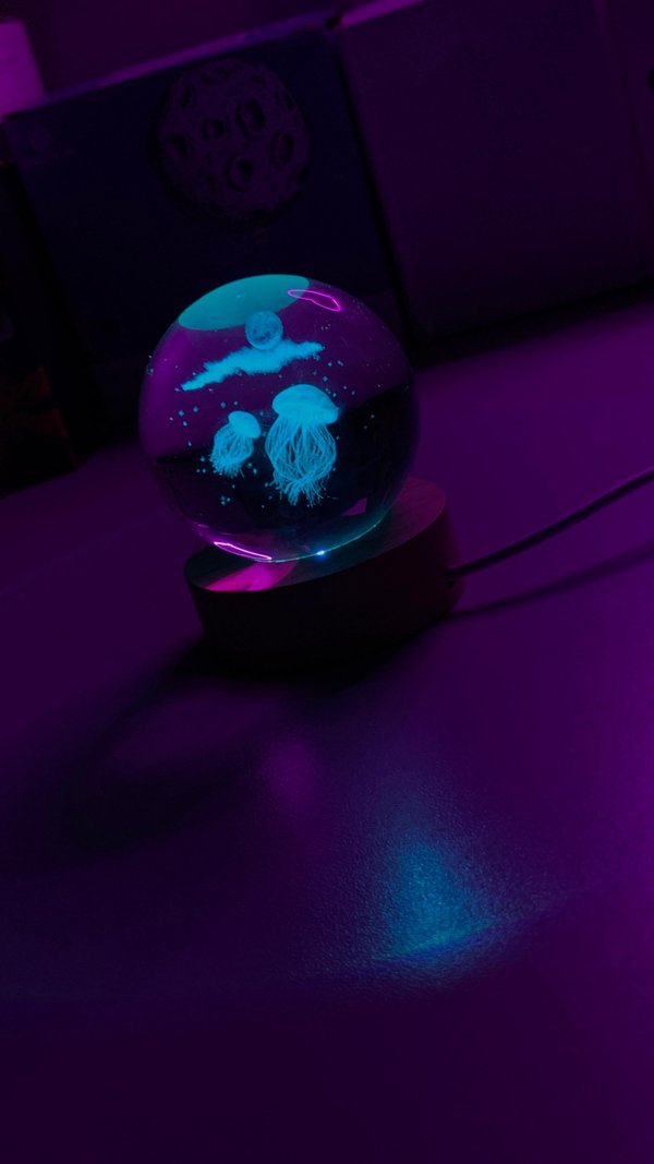 Lámpara de medusas.