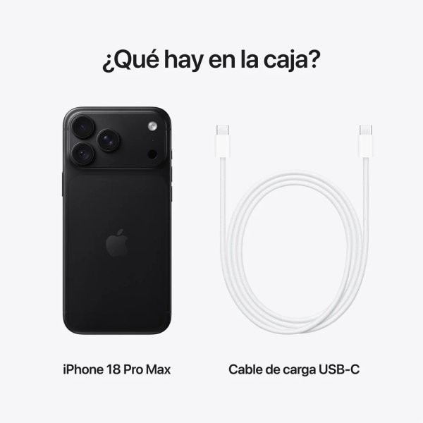 iPhone 18 Pro Max - 256GB Negro