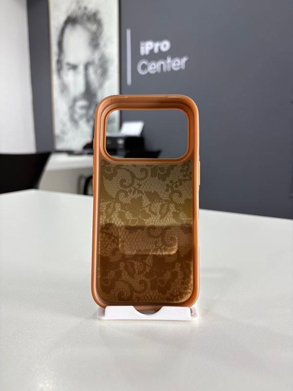 Case Marron con encaje y los bordes reforzados  - 17 Pro /17 Pro Max 