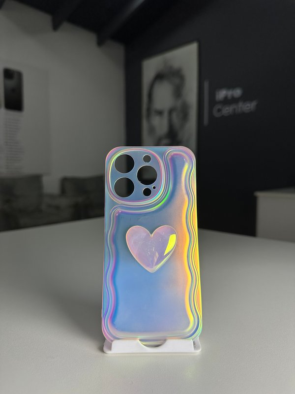 Case con diseño de onda y unicolor