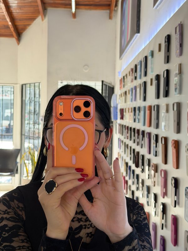 Case Unicolor con bordes en la Cámara Sobresaliente 
