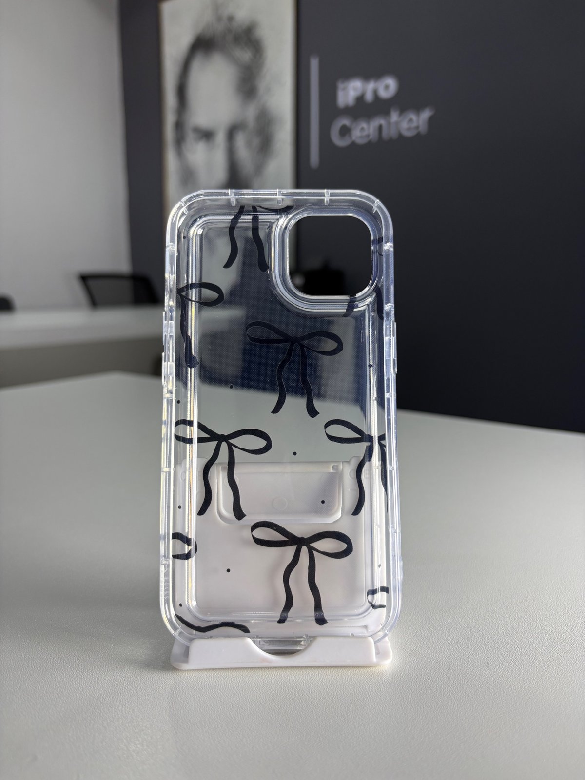 Case transparente con moños negros - iPhone 13/14/15 Normal - 5