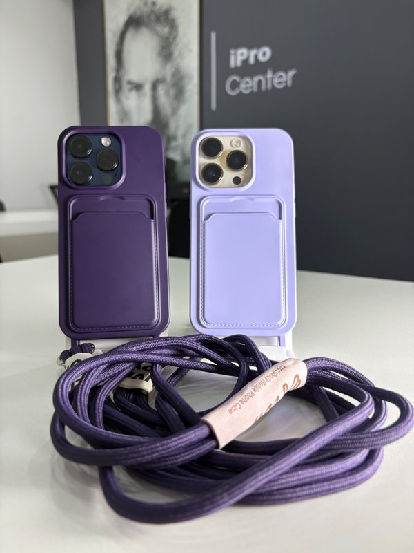 CASE CON BANDOLERA + PORTATARJETAS - iPhone 14 Pro