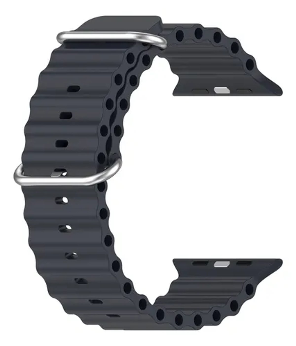 Apple Watch Ultra 3 49MM - (GPS + Celular) Caja De Titanium Negro Y Correa En Color Negro Ocean  - 2