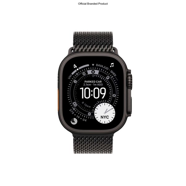 Apple Watch Ultra 3 49MM - (GPS + Celular) Caja De Titanium Black Y Correa Milanese Loop En Color Titanium Black 