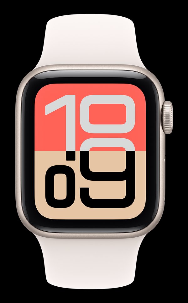 Apple Watch SE 3 44MM - Caja De Aluminio Starlight Y Correa En Color Starlight