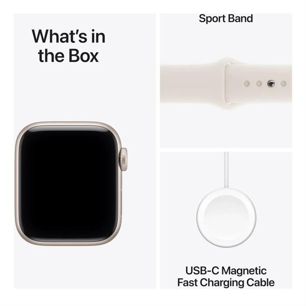 Apple Watch SE 3 40 MM - Caja De Aluminio Starlight Y Correa En Color Starlight  