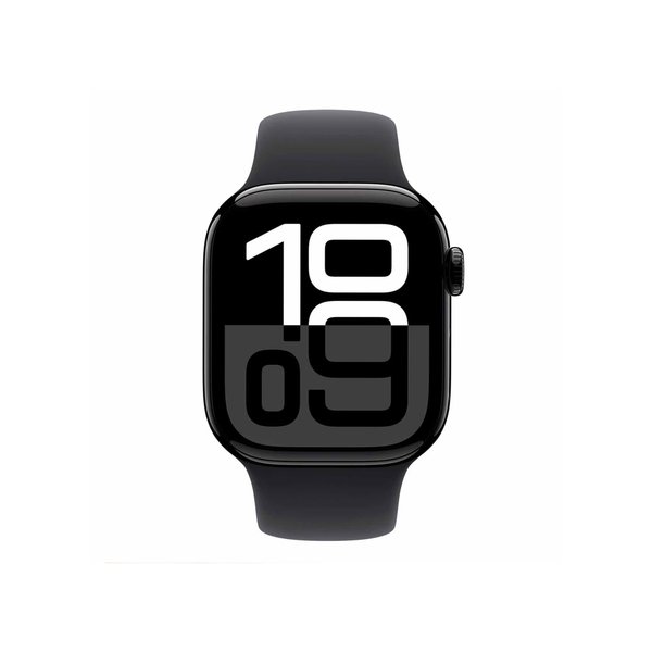 Apple Watch S10 46MM - Caja De Aluminio En Jet Negro Y Correa Banda Deportivo En Color Negro 