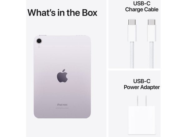 Apple IPad Mini 7 8.3" Wifi 5G 128 GB MXN93LL/A - Purple