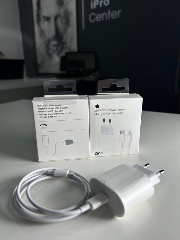 Kit Cable + fuente Lightning de 25W