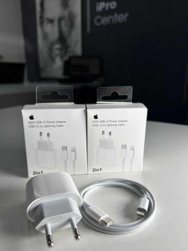 Kit Cable + fuente Lightning de 25W
