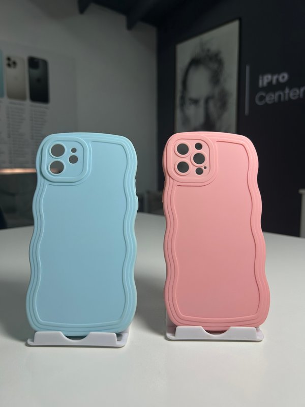 Case con bordes ondulado de Unicolor