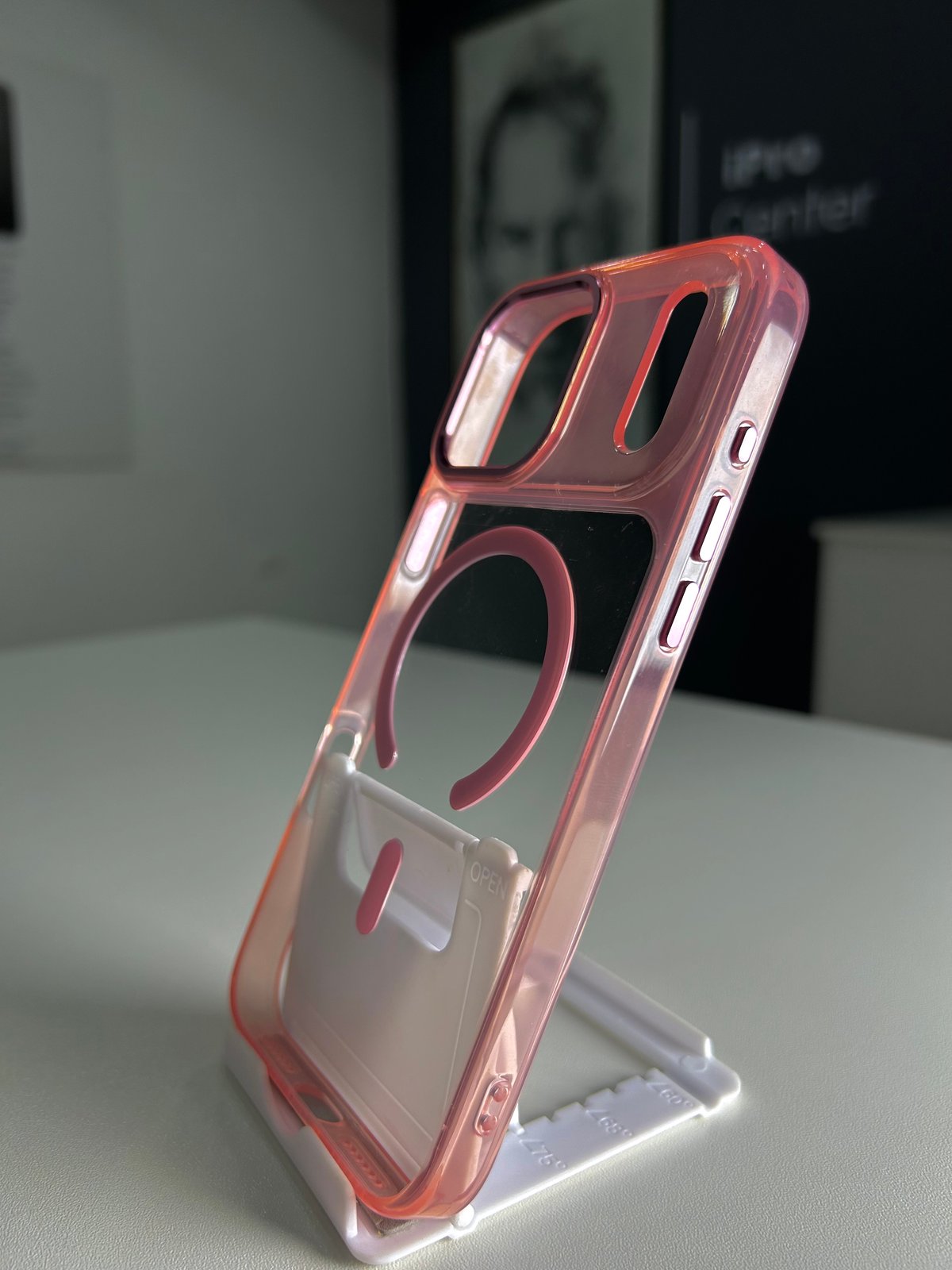 Case unicolor con bordes en la cámara sobresaliente  - 4