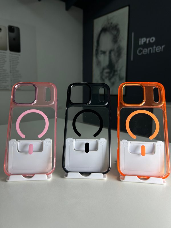 Case unicolor con bordes en la cámara sobresaliente 