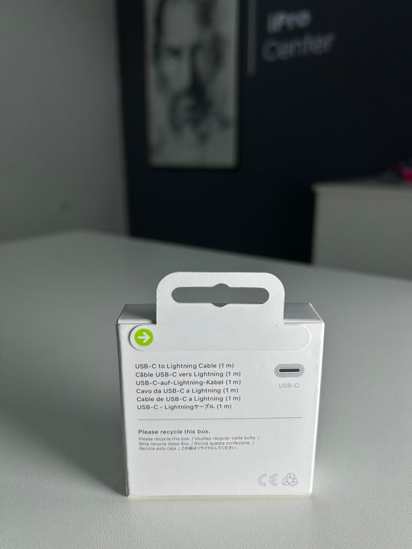 Cable USB-C / Lightning - 1m - Blanco 